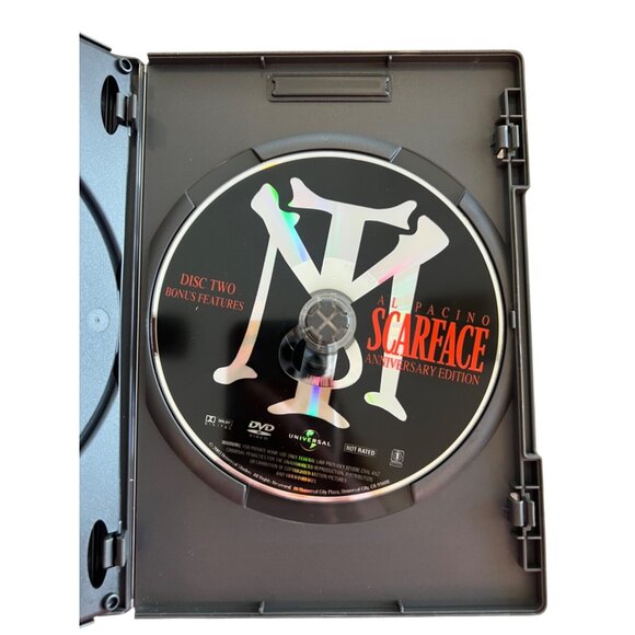 Scarface DVD 2003 Crime Movie Two-Disc Anniversary Edition Full Screen Pre-Owned - Picture 2 of 5